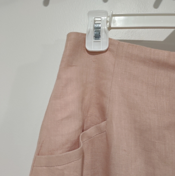 Country Shop vintage button up skirt, blush pink - Size 4 - Picture 5 of 10